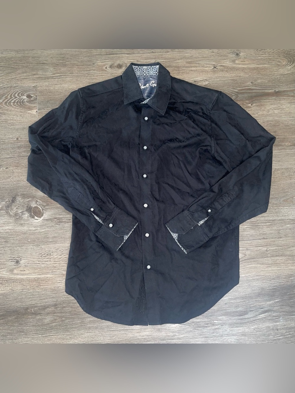 Robert Graham Shirt S Button Down Preppy Business Casual Designer Minimal Luxury